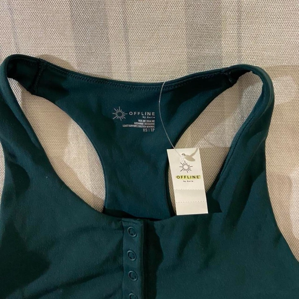 OFFLINE by Aerie Henley Longline Sports Bra - Picture 3 of 5